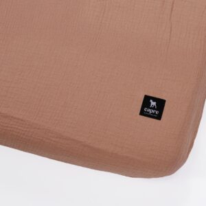 Prześcieradło muślin 120 x 60 Sand Cream